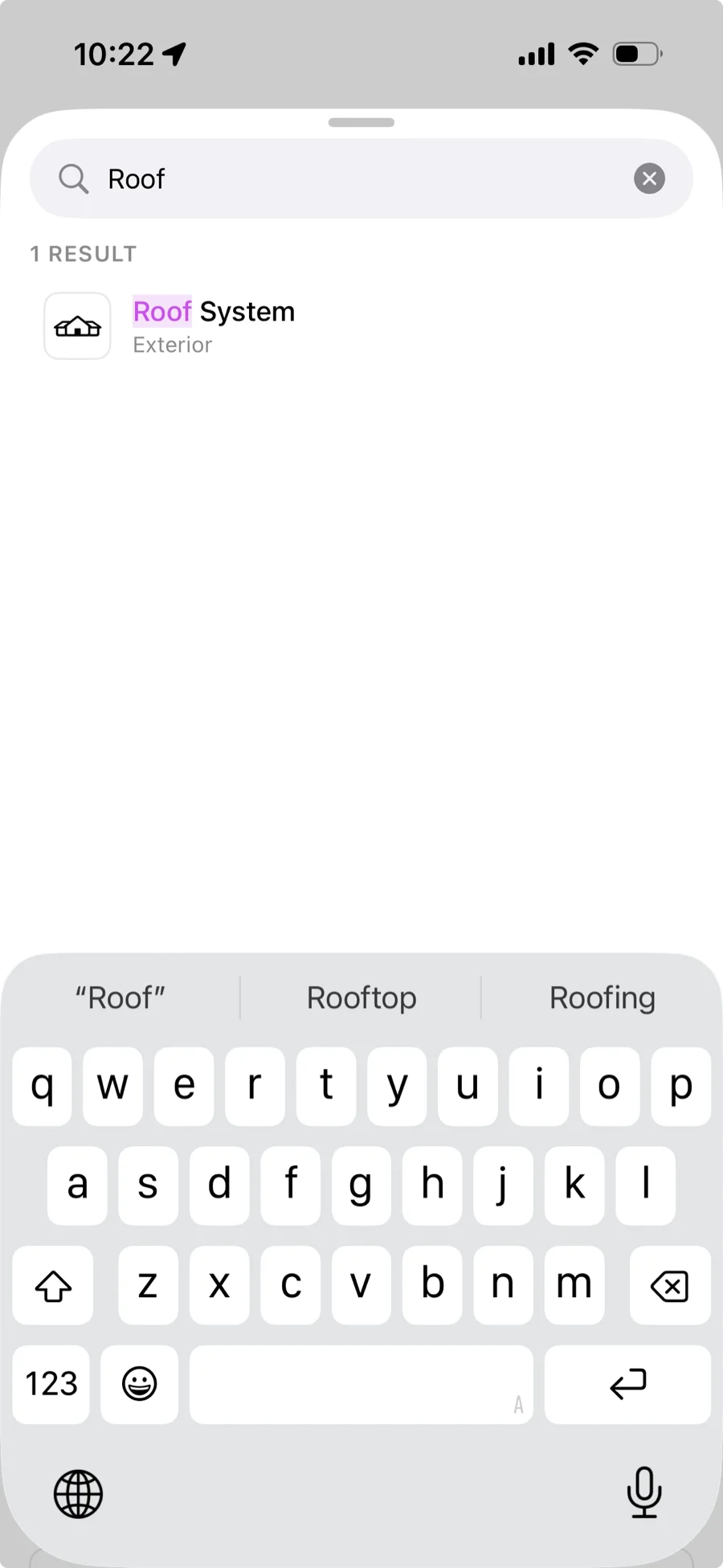 Searching for a section by name