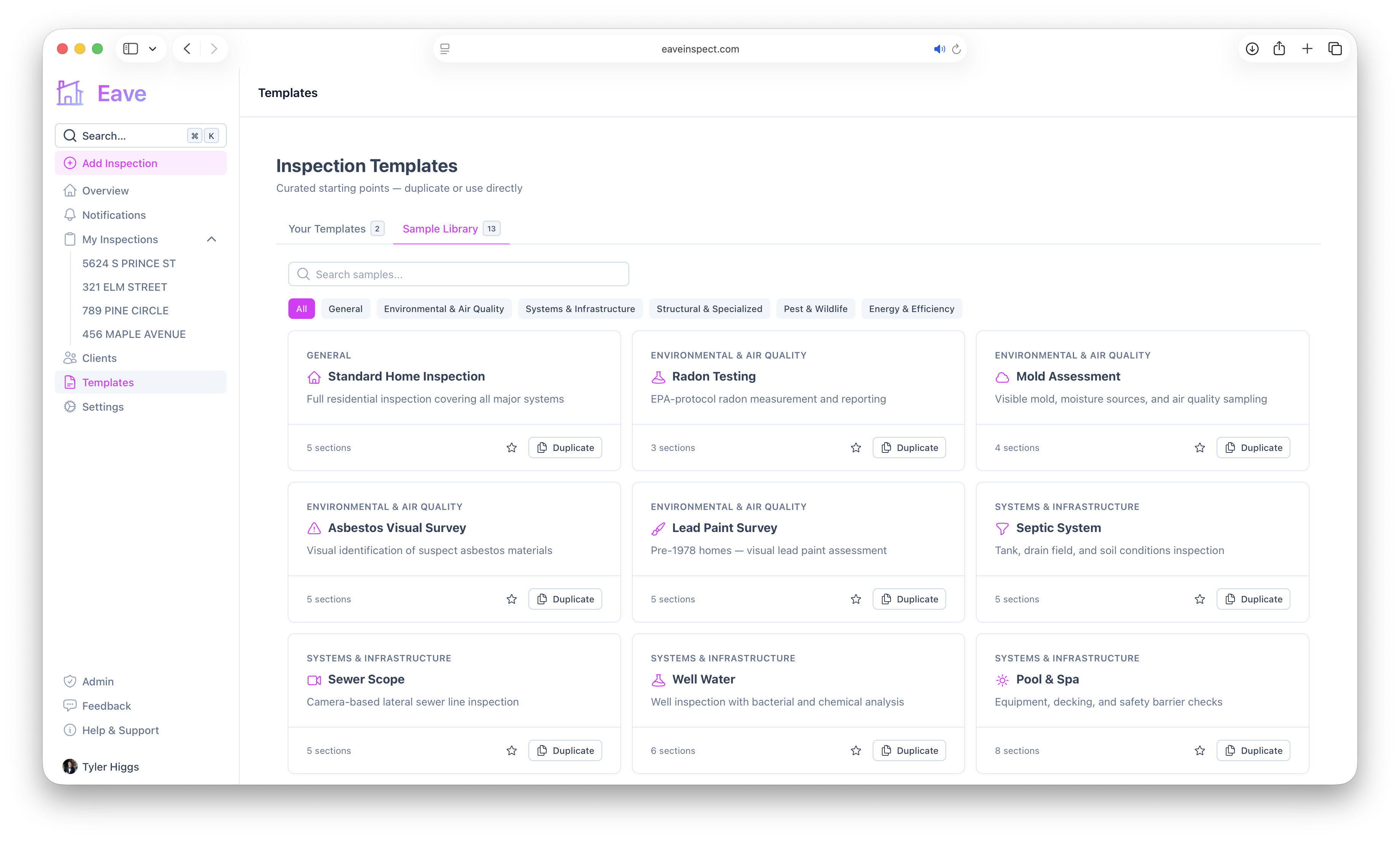 Sample Templates